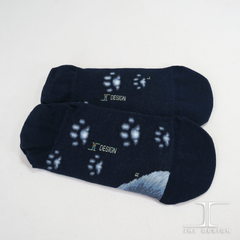 Cat Ankles - Russian Blue Navy