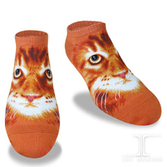 Cat Ankles - Orange Cat Face