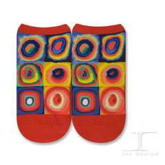 Masterpiece Ankles Color Study:Square with Concentric Circles Kandinsky