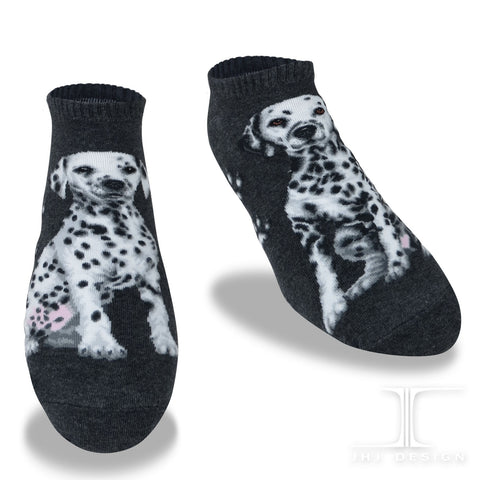 Dogs Ankles - Dalmation Men Size Gray