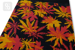 Chaossocks - Maple leaves and hemp Red